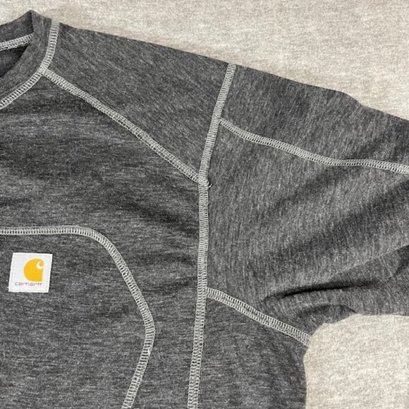Carhartt Force Mens 2XL Heaveweight Base Layer Chest Pocket MBL119 Wool Blend - Picture 5 of 9